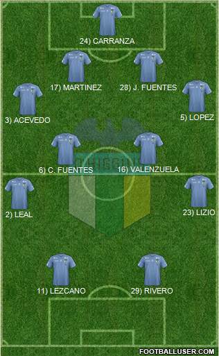 CD O'Higgins de Rancagua S.A.D.P. Formation 2014