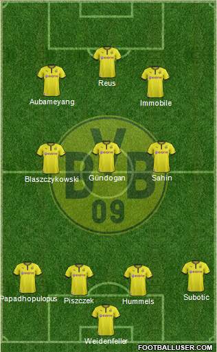 Borussia Dortmund Formation 2014