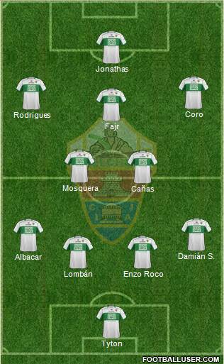 Elche C.F., S.A.D. Formation 2014