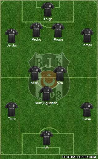 Besiktas JK Formation 2014