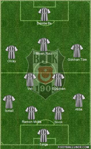 Besiktas JK Formation 2014