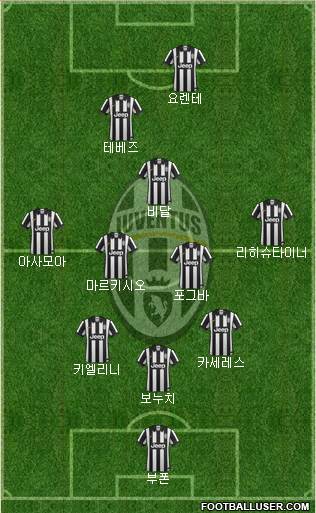 Juventus Formation 2014