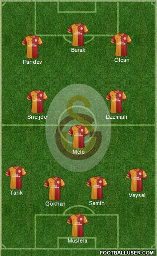 Galatasaray SK Formation 2014