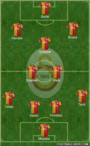 Galatasaray SK Formation 2014