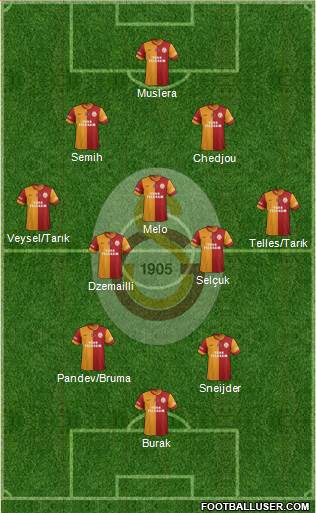 Galatasaray SK Formation 2014