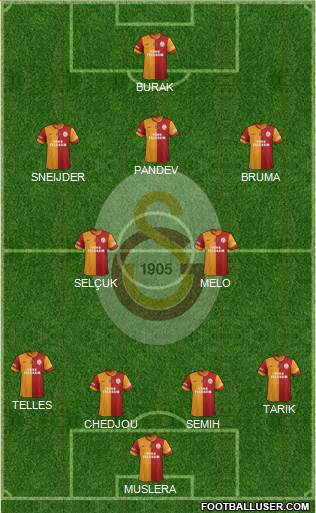 Galatasaray SK Formation 2014