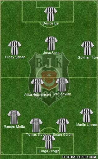 Besiktas JK Formation 2014