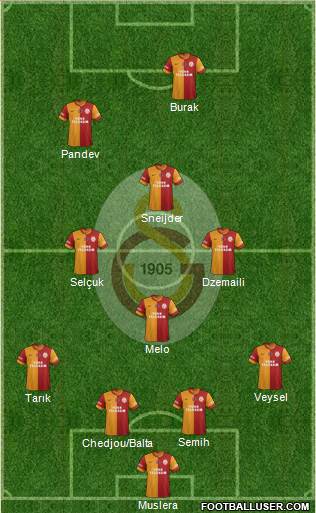 Galatasaray SK Formation 2014