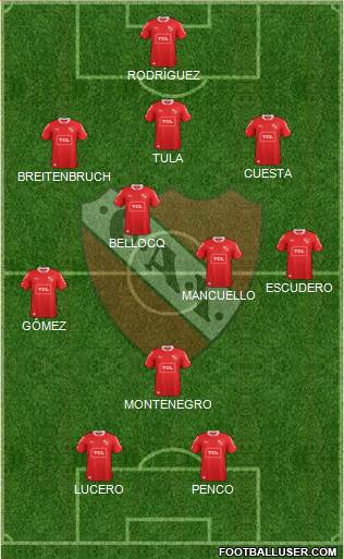 Independiente Formation 2014