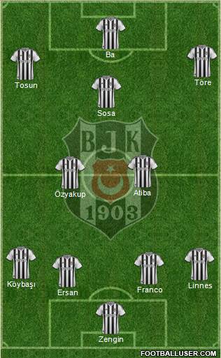 Besiktas JK Formation 2014