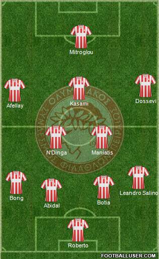 Olympiakos SF Piraeus Formation 2014