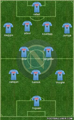 Napoli Formation 2014