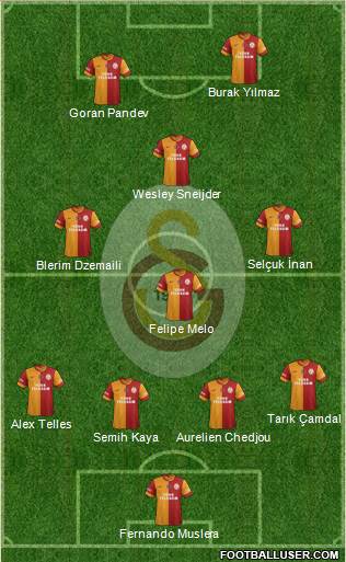 Galatasaray SK Formation 2014