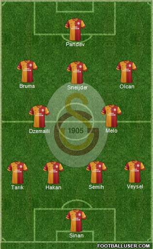 Galatasaray SK Formation 2014