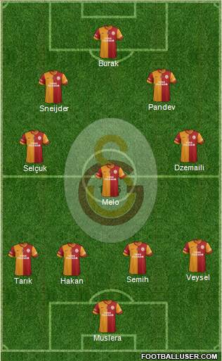 Galatasaray SK Formation 2014