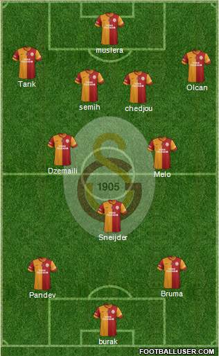 Galatasaray SK Formation 2014