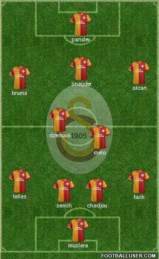 Galatasaray SK Formation 2014