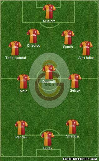 Galatasaray SK Formation 2014
