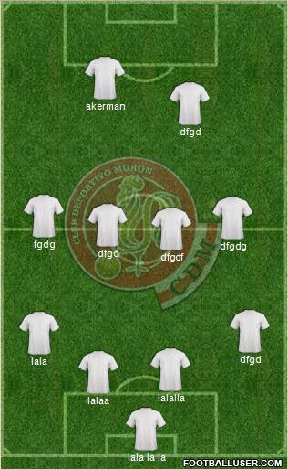 Deportivo Morón Formation 2014