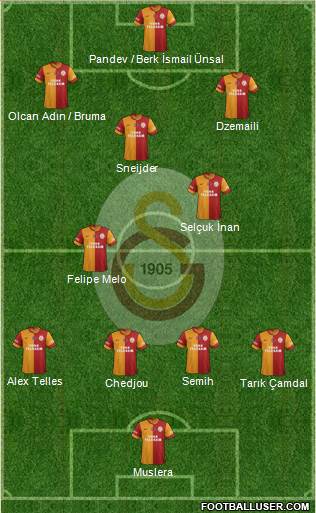 Galatasaray SK Formation 2014