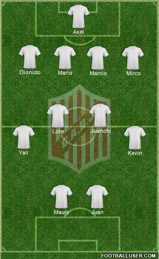 9 de Julio Formation 2014