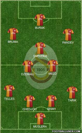 Galatasaray SK Formation 2014