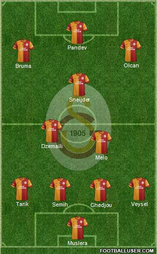 Galatasaray SK Formation 2014