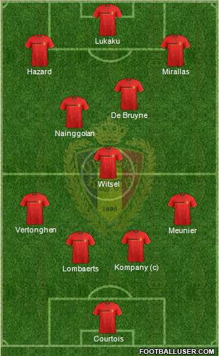 Belgium Formation 2014