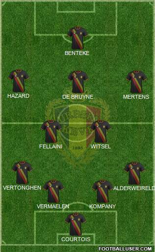 Belgium Formation 2014