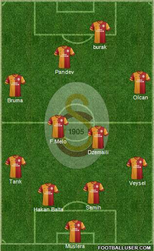 Galatasaray SK Formation 2014