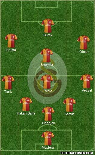 Galatasaray SK Formation 2014