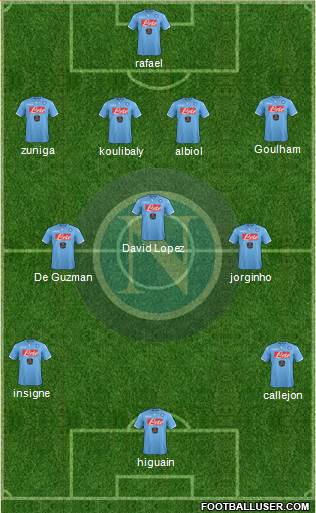 Napoli Formation 2014
