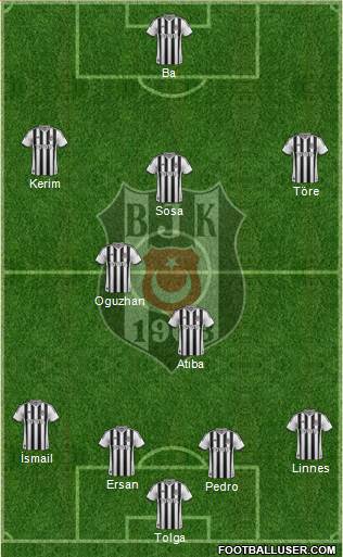 Besiktas JK Formation 2014