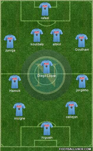 Napoli Formation 2014