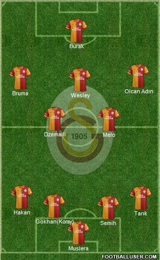 Galatasaray SK Formation 2014