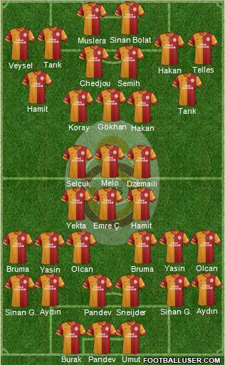 Galatasaray SK Formation 2014