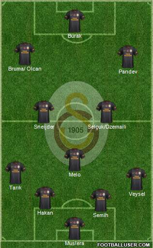 Galatasaray SK Formation 2014