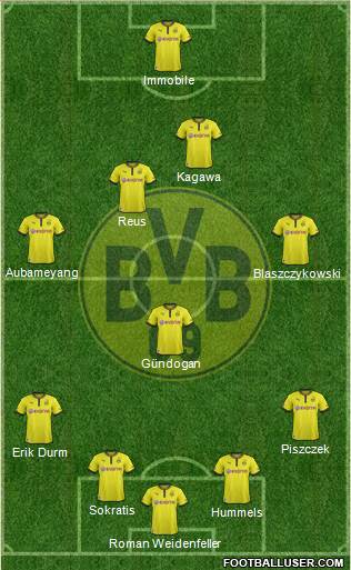 Borussia Dortmund Formation 2014