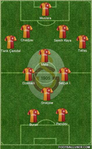 Galatasaray SK Formation 2014
