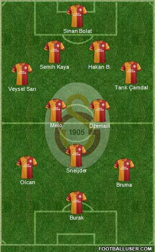 Galatasaray SK Formation 2014