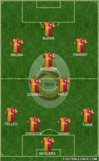 Galatasaray SK Formation 2014