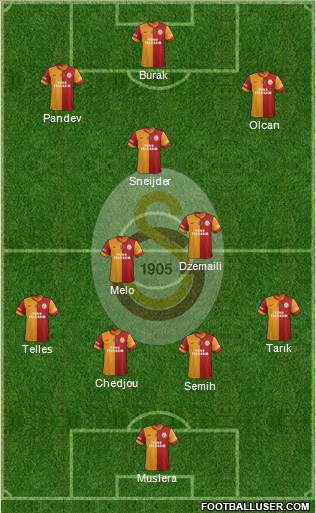 Galatasaray SK Formation 2014