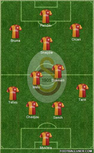 Galatasaray SK Formation 2014