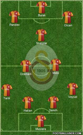 Galatasaray SK Formation 2014