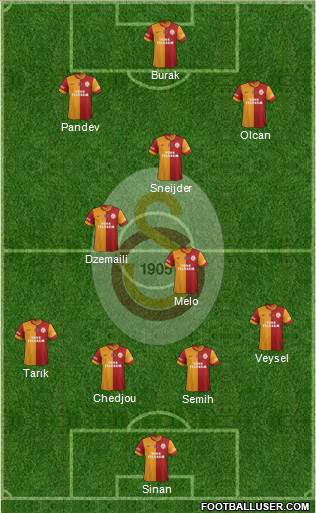 Galatasaray SK Formation 2014