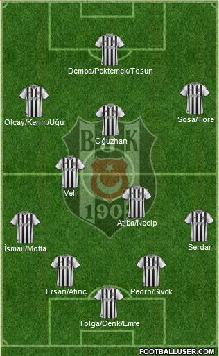 Besiktas JK Formation 2014