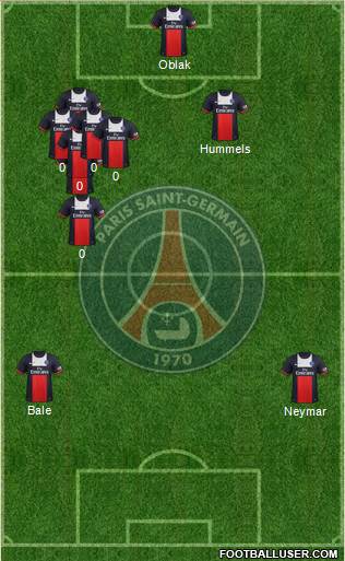 Paris Saint-Germain Formation 2014