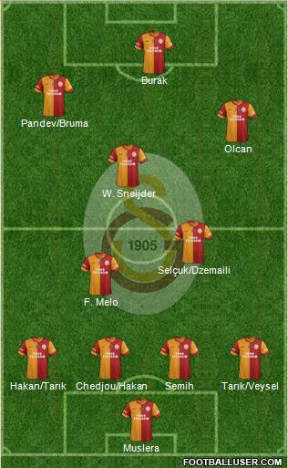 Galatasaray SK Formation 2014
