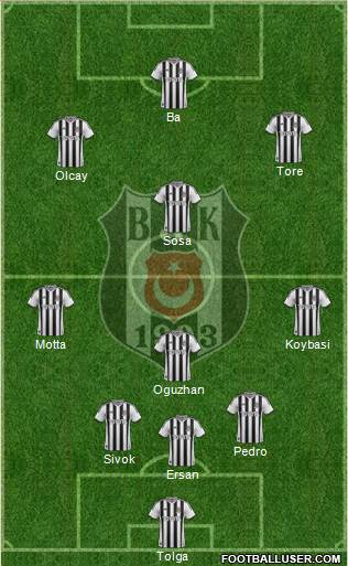 Besiktas JK Formation 2014