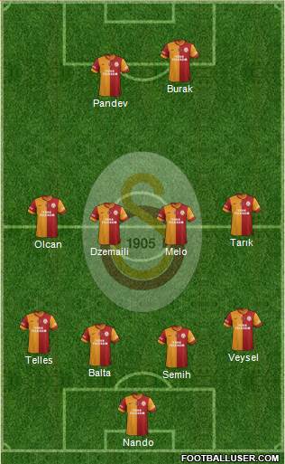 Galatasaray SK Formation 2014
